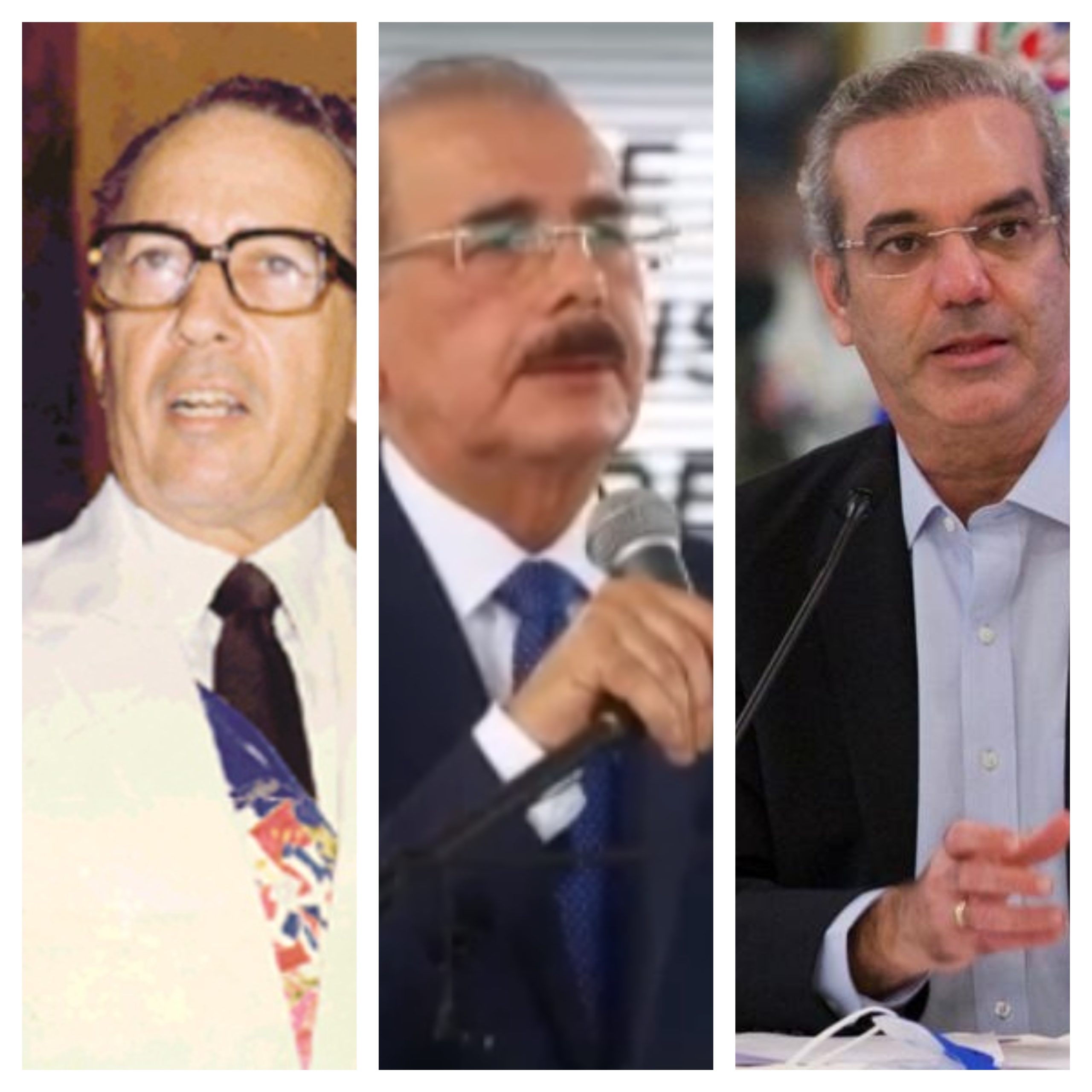 Jorge Blanco, Danilo Medina y Luis Abinader